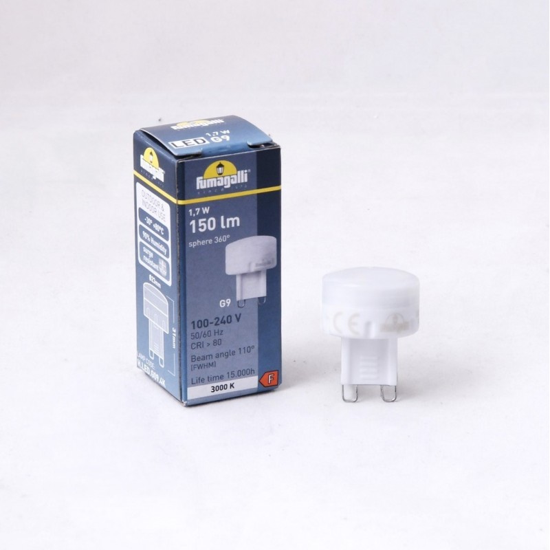 BOMBILLA LED G9 1,7W FUMAGALLI-3K