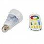 Bombilla LED RGBWW E27 8W por Radio Frecuencia