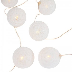Guirnalda LED bola de algodón
