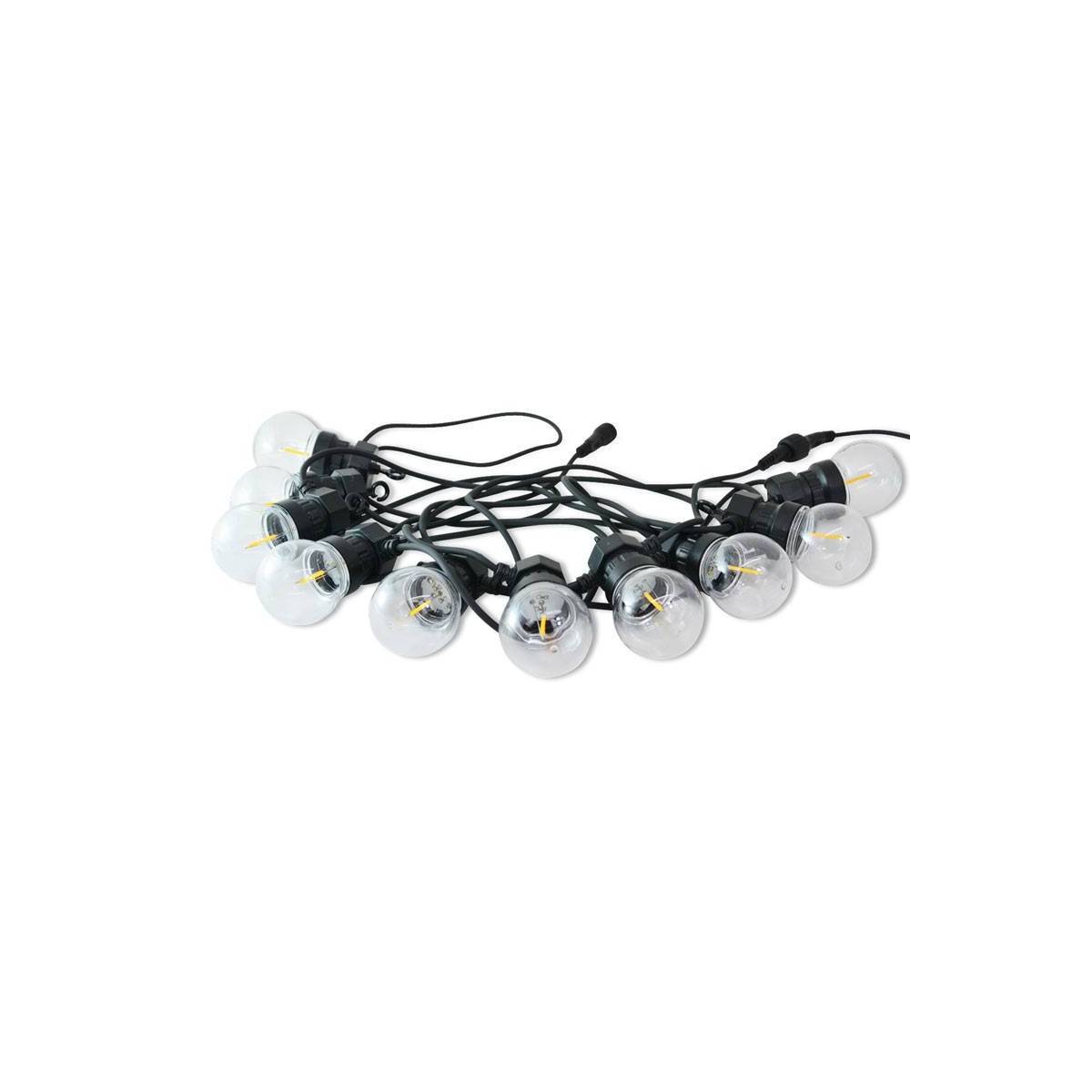 Guirnalda LED exterior con 10 bombillas  8 metros