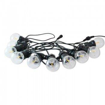 Guirnalda LED exterior con 10 bombillas 8 metros Guirnalda LED exterior con 10 bombillas 8 metros