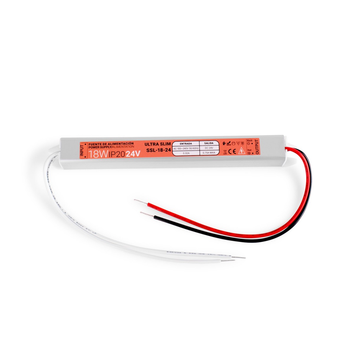 Fuente de alimentación ultra slim 24V - 18W - IP20