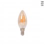 Bombilla filamento LED Vela E14 C35 - 4W - Vintage - 2200K
