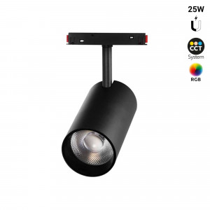 Foco LED para carril magnético RGB + CCT - 48V - 25W - Mi Light