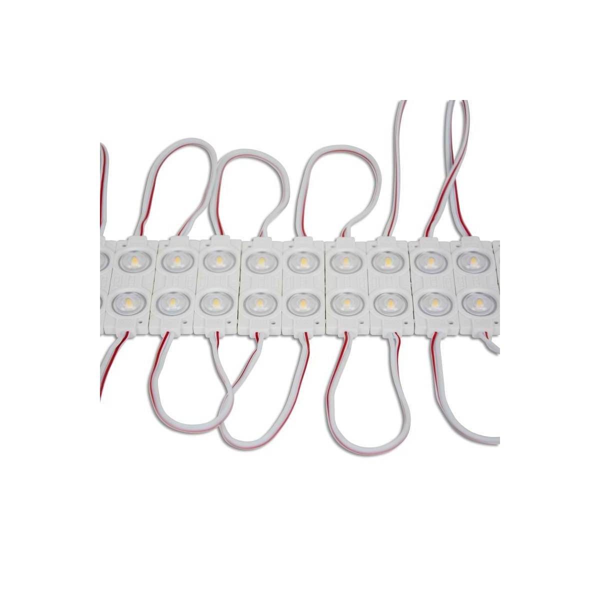 Pastillas LED con dos chips SMD2835 1.2W 12V IP65