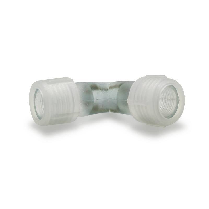 CONECTOR ESQUINA 90º PARA MANGUERA LED Ø13MM