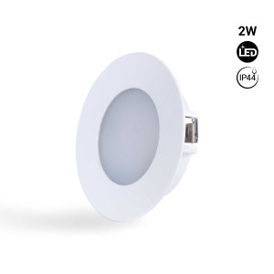 Downlight LED bajo mueble empotrable 2W 220V AC - IP44