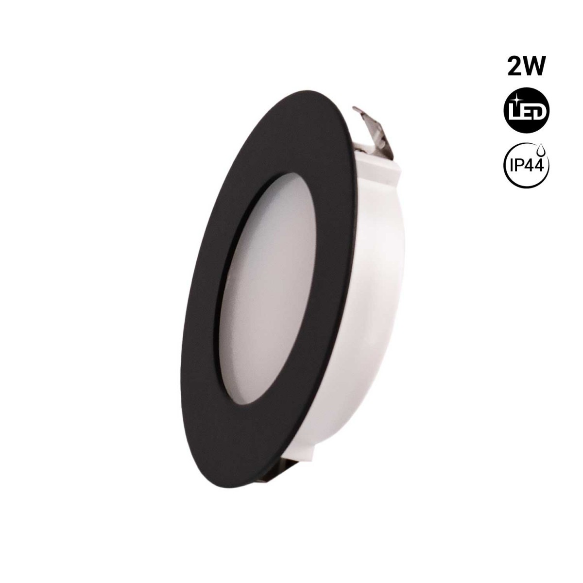 Downlight LED bajo mueble empotrable 2W 220V AC - IP44