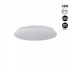Plafón LED circular de superficie 18W CCT - Ø35cm - 1470lm - IP20