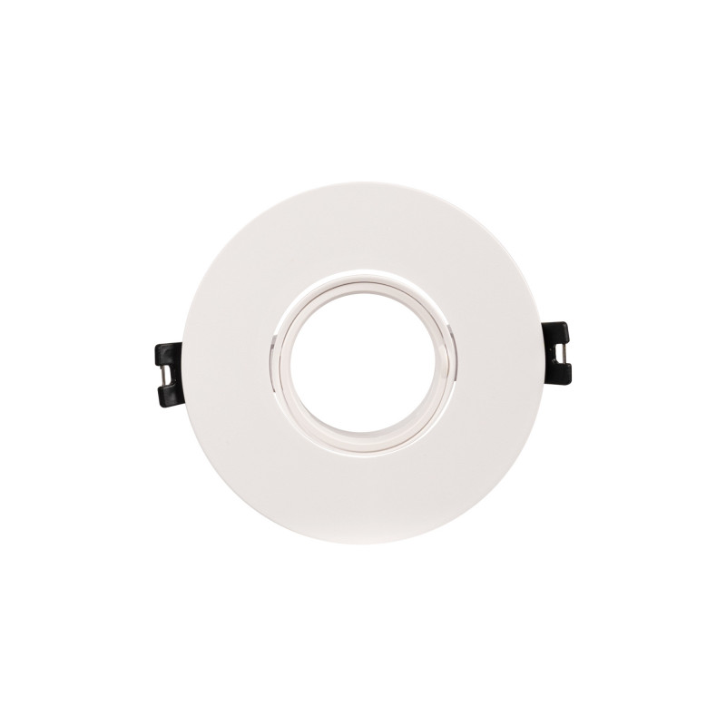 Aro downlight circular basculante para bombilla GU10 / MR16 - Corte Ø75 mm