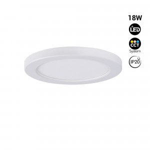 Plafón LED circular CCT 18W - Ø23cm - 1710lm -IP20