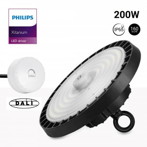 Campana LED 200W con driver PHILIPS y controlador DALI IP65