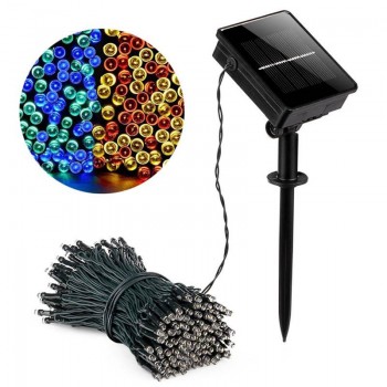 Guirnaldas LED Solar Multicolor con batería integrada Guirnaldas LED Solar Multicolor con batería integrada