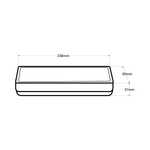 Speravity Luz de advertencia del coche 3W LED Luz estroboscópica de  emergencia Recargable IP65 Lámpara de techo de coche de seguridad de  Bombillas para automóviles