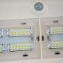 Lámpara solar LED 7W para exterior IP65 con sensor PIR Lámpara solar LED 7W para exterior IP65 con sensor PIR