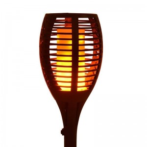 Antorcha solar LED con bombilla efecto fuego IP65