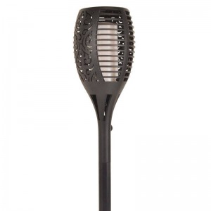 Antorcha solar LED con bombilla efecto fuego IP65