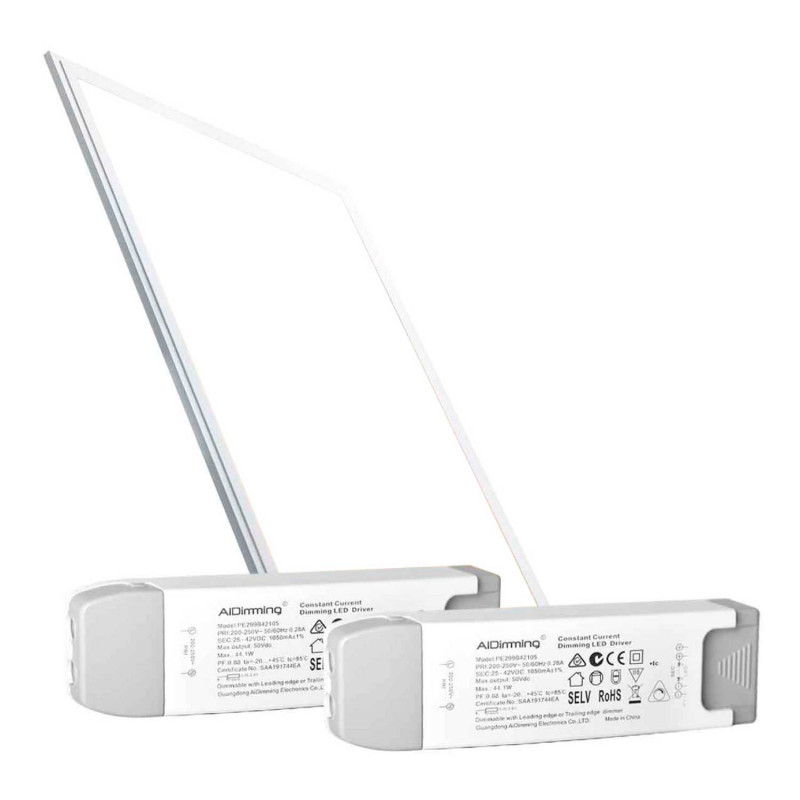 Panel LED empotrable 120X60cm - TRIAC regulable - 72W - UGR19