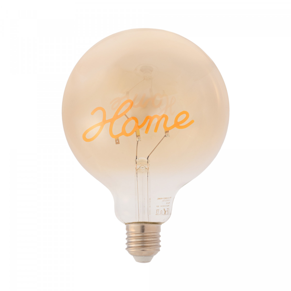 Bombilla decorativa filamento "HOME" E27 G125 - 4W - 2200K