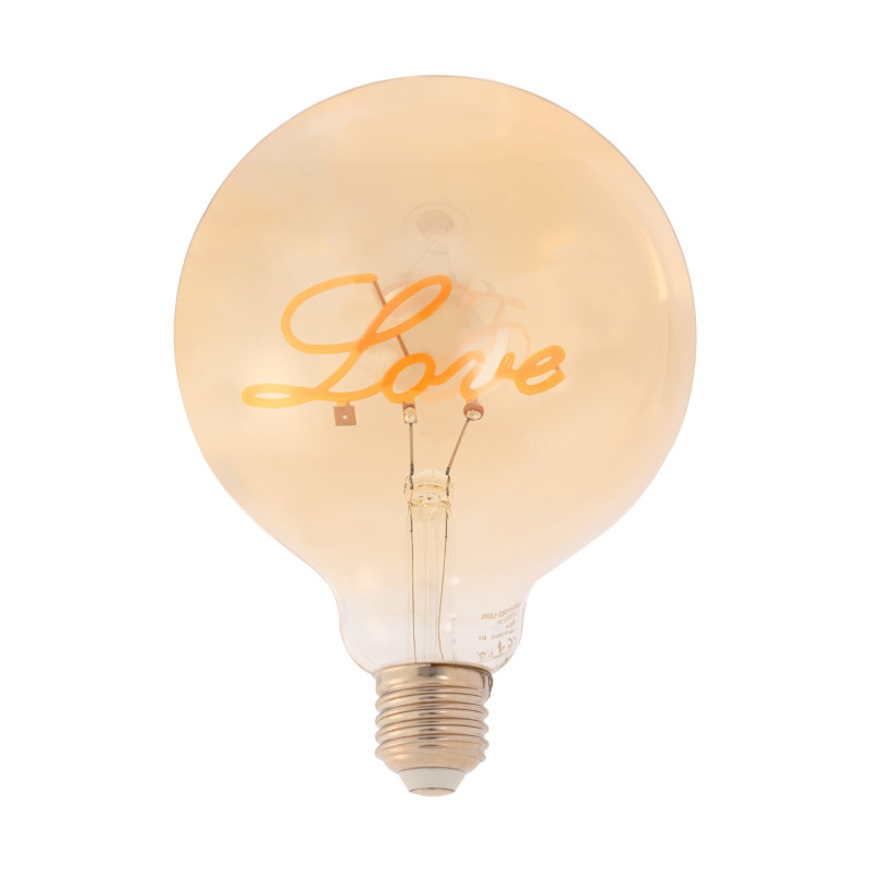 Bombilla filamento LED LOVE E27 G125 - 4W - 2200K