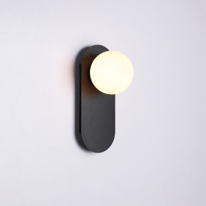 Aplique de pared bola cristal "Brian" - E27