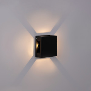 Aplique de pared exterior LED cuadrado "Square 4" - 6W - IP54