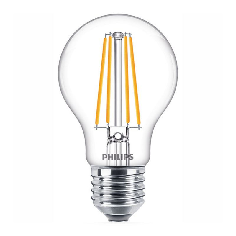 Bombilla LED de filamento E27 A60 8.5W | Philips Classic LEDbulb 4000K