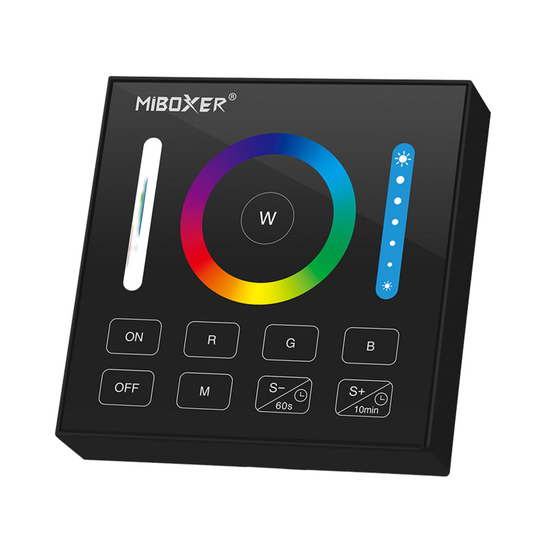 Panel inteligente Control Remoto RGB+CCT | NEGRO | Milight