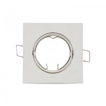 Aro empotrable cuadrado basculante de aluminio estándar Aro empotrable cuadrado basculante de aluminio estándar