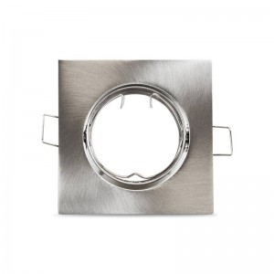Aro empotrable cuadrado basculante de aluminio estándar