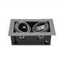 Cardan basculante para 2 bombillas dicroicas Ø50mm Cardan basculante para 2 bombillas dicroicas Ø50mm