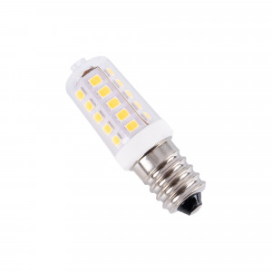 Bombilla tubular LED E14 blanco satinado