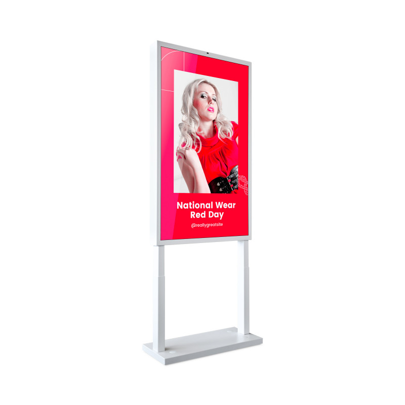 Display publicitario LCD para escaparates UHD 4K - 55" - Android - Indoor