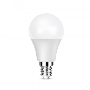 Bombilla Esférica LED E14 G45 5W Opal