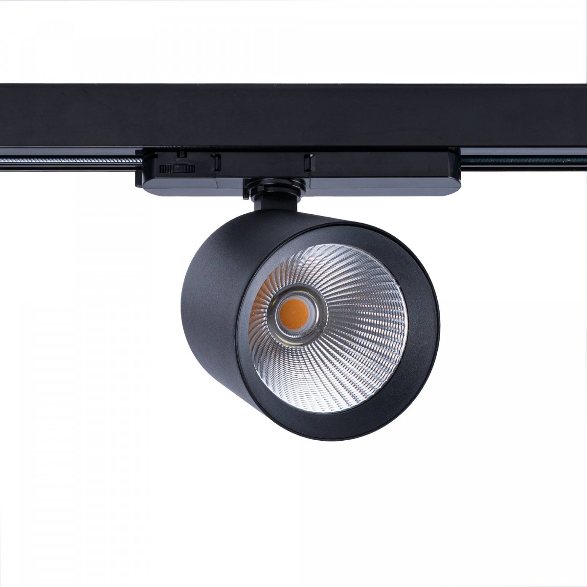 Proyector LED para carril trifásico CCT 40W - CRI 90 - Driver KGP - Negro