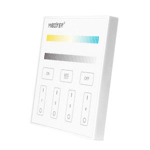 Panel de control táctil RF CCT - 4 zonas - Blanco - Mi-Light