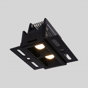 Foco lineal LED integrable en pladur - 4W - UGR18 - CRI90 - Negro