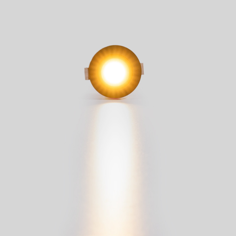 Downlight LED empotrable circular 2W - Chip Osram - UGR18 -  Corte Ø 25mm - Negro Downlight LED empotrable circular 2W - Chip Osram - UGR18 -  Corte Ø 25mm - Negro