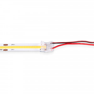 Conector Hippo monocolor COB Tira a Cable - PCB 10mm - 2 pines - IP20 - Máx. 24V