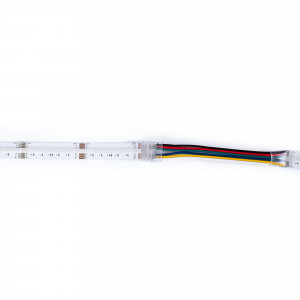 Conector Hippo RGB + CCT COB Tira a Cable - PCB 12mm - 6 pines - IP20 - Máx. 24V