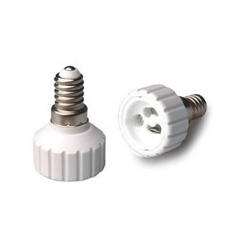 Adaptador rosca E14 a GU10 Adaptador rosca E14 a GU10