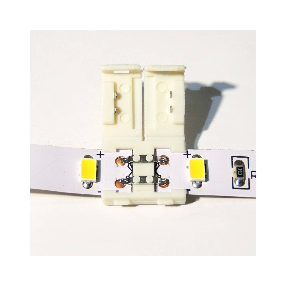 Conector para tiras LED monocolor 1cm directo sin cable