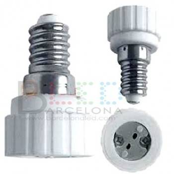 Adaptador rosca E14 a MR16 Adaptador rosca E14 a MR16