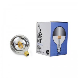 Bombilla Globo Espejo G125 de filamento