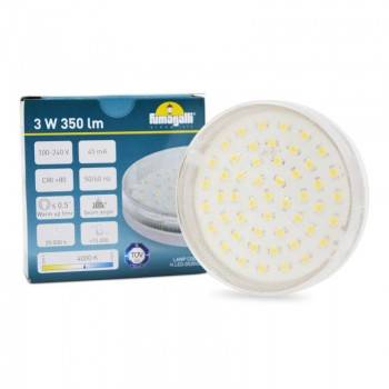 Bombilla LED GX53 3W 4000ºK Bombilla LED GX53 3W 4000ºK