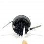 Aro CLICK Empotrable Estanco IP55 Basculante Ø70/85mm Color Níquel Aro CLICK Empotrable Estanco IP55 Basculante Ø70/85mm Color Níquel
