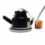 Aro CLICK Empotrable Estanco IP55 Basculante Ø70/85mm Color Níquel Aro CLICK Empotrable Estanco IP55 Basculante Ø70/85mm Color Níquel