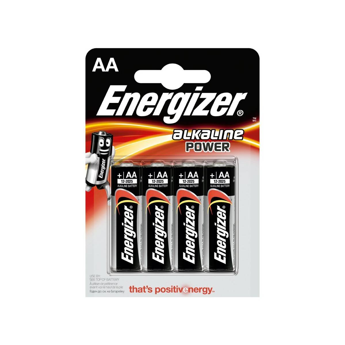 PILA ENERGIZER ALKALINA POWER LR6 (AA) BLISTER 4 Ud