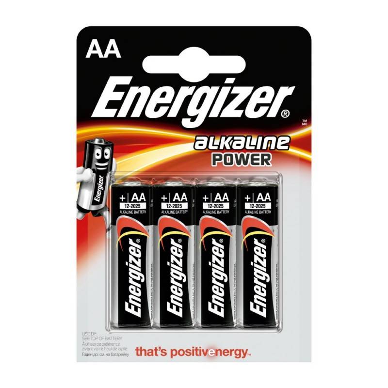 Comprar Pila Energizer alkaline power LR6/AA 4 Unidades