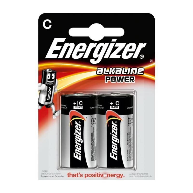 Pila Energizer Alkalina Power LR14 (C) Blister de 2 Ud